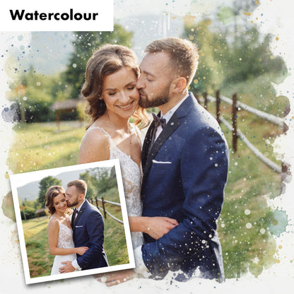 Personalised Crystal Token Gift with AI Photo Effects