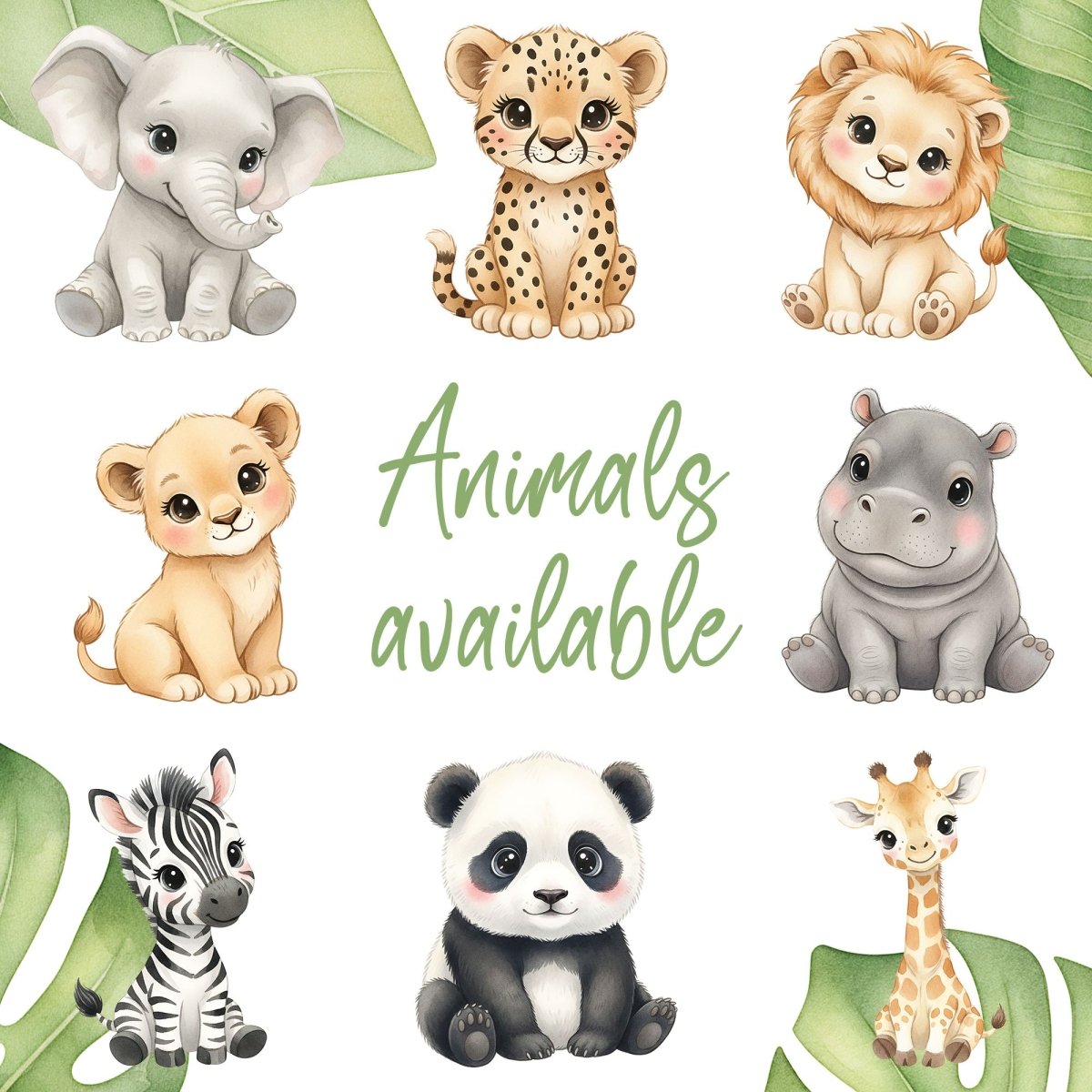 Personalised Animal Alphabet Grey Teddy Bear | New Baby, 1st Birthday or Christening Gift - The Lovely Keepsake Company