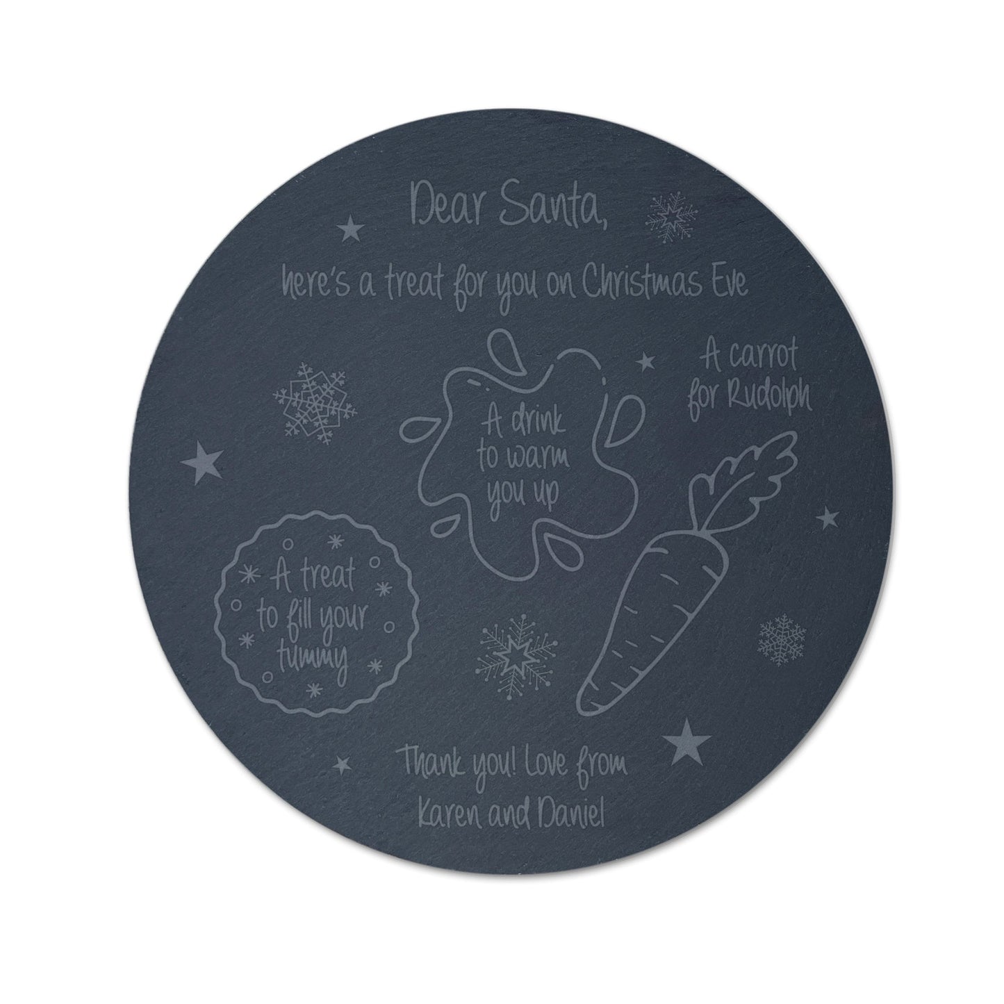 Personalised Christmas Eve Plate For Santa
