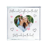 Personalised Mother & Daughter/Son Best Friends Photo Crystal Token