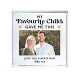 Personalised My Favourite Child Gave Me This Photo Crystal Token