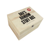 Personalised Random Stuff Box Pine Memory Box - 5 Sizes