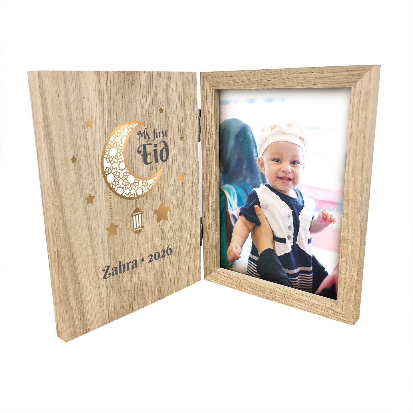 Personalised My First Eid Book Photo Frame