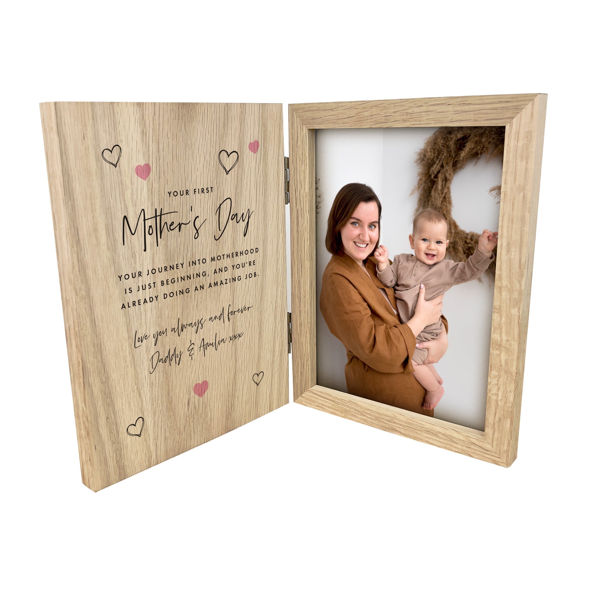 Personalised First Mother's Day Book Photo Frame