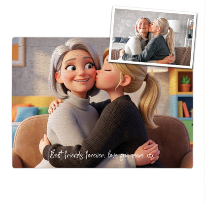 Your Favourite Photo Jigsaw with AI Photo Effects - 300 Pcs + Metal Gift Tin