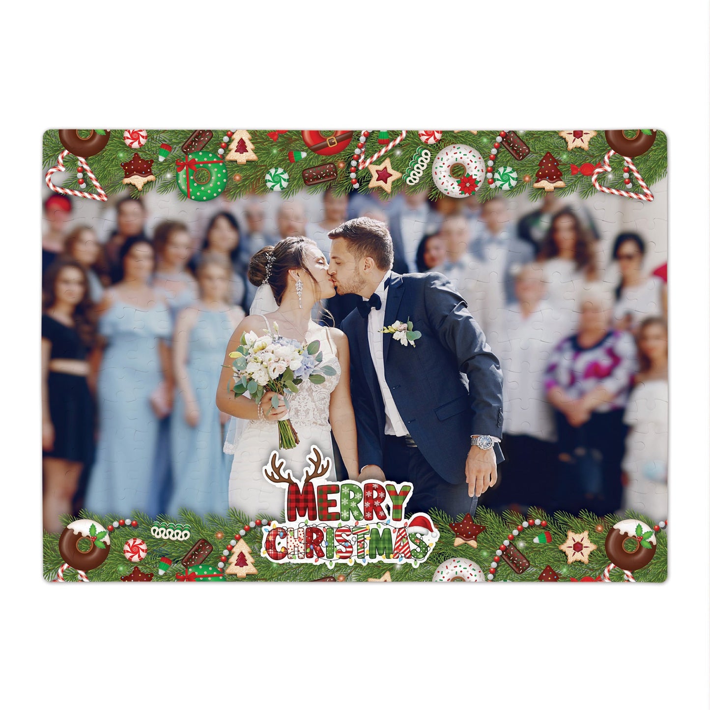 Christmas Treats Photo Upload Jigsaw 300 Pcs + Metal Gift Tin