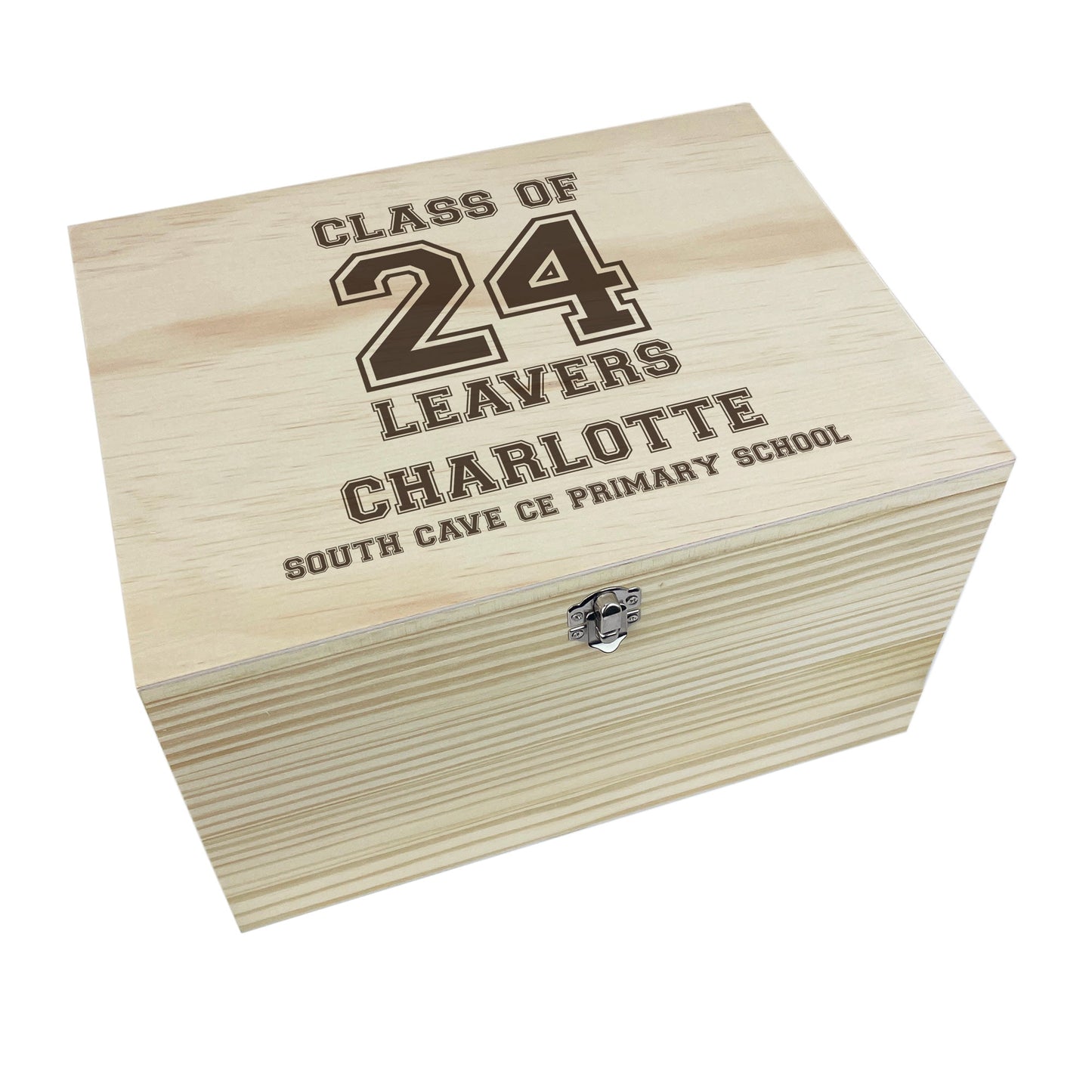 Personalised 'Class Of 25' School Leavers Memory Box - 5 Sizes