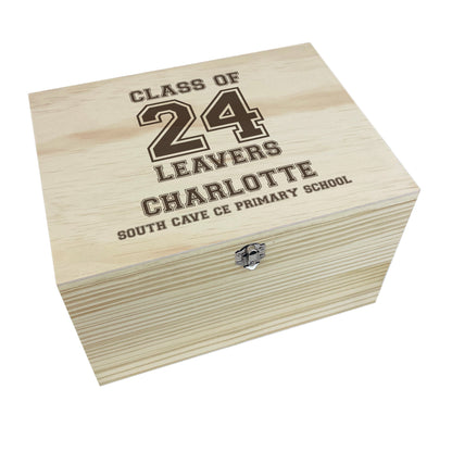 Personalised 'Class Of 25' School Leavers Memory Box - 5 Sizes