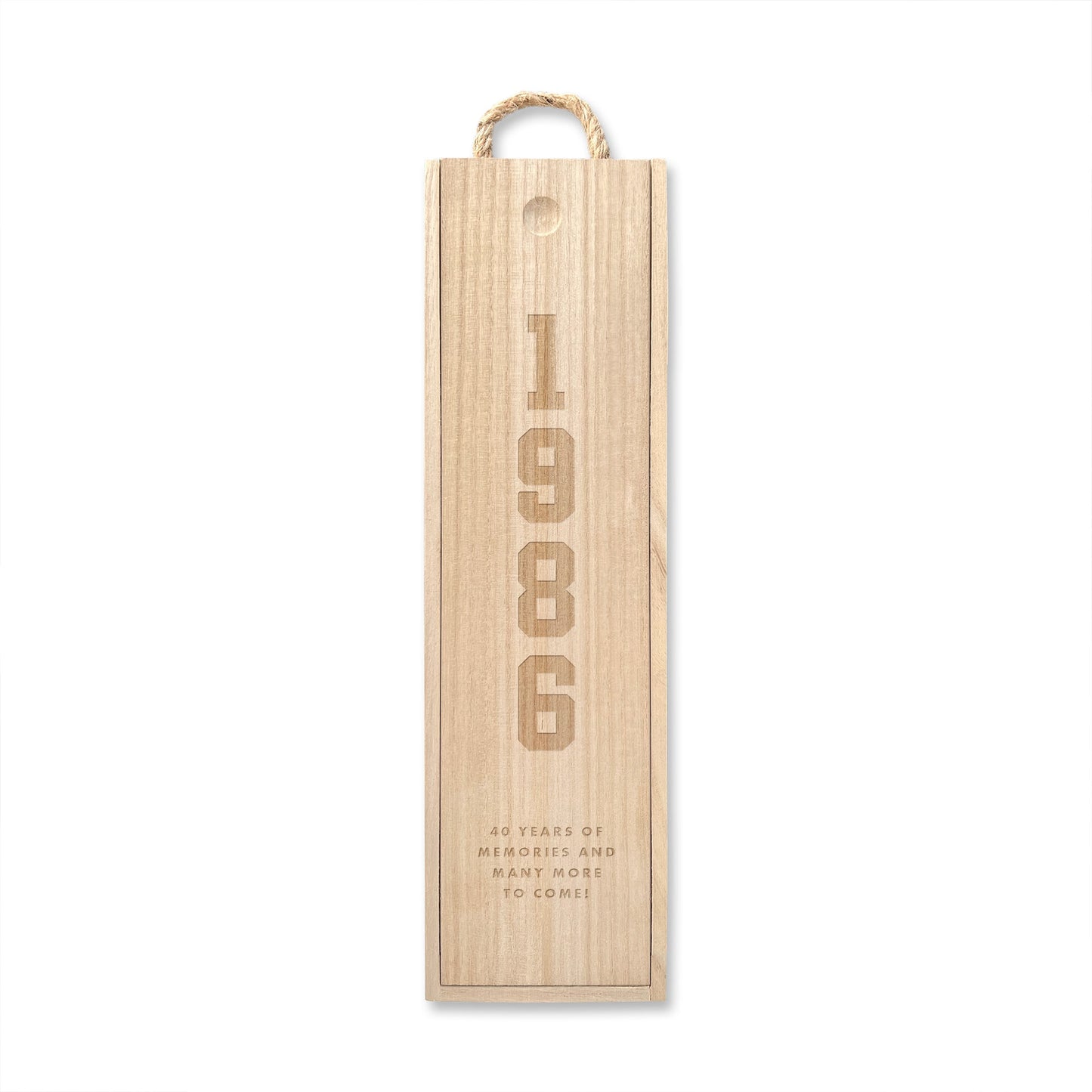 Personalised Wine Gift Box | Champagne Gift Box | Year Milestone Birthday or Anniversary