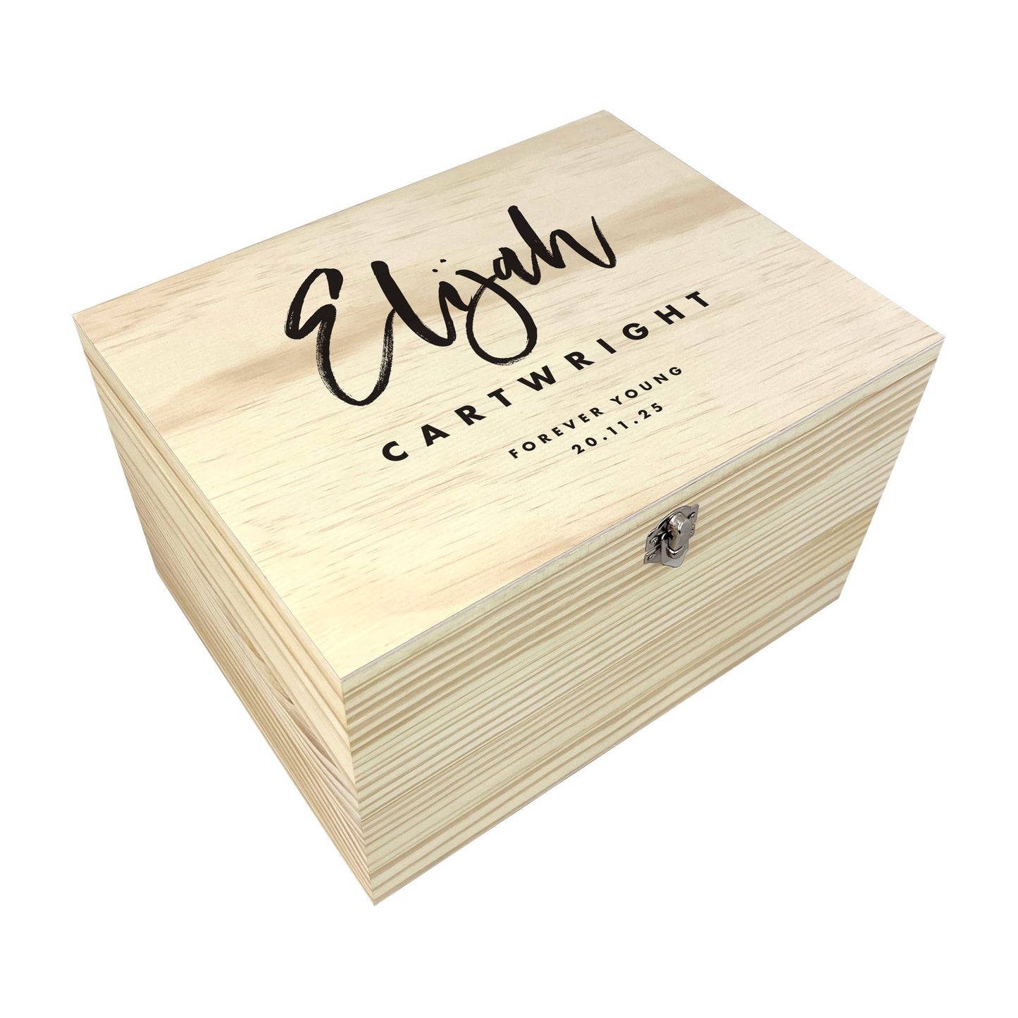 Personalised Modern Any Occasion Memory Box - 5 Sizes