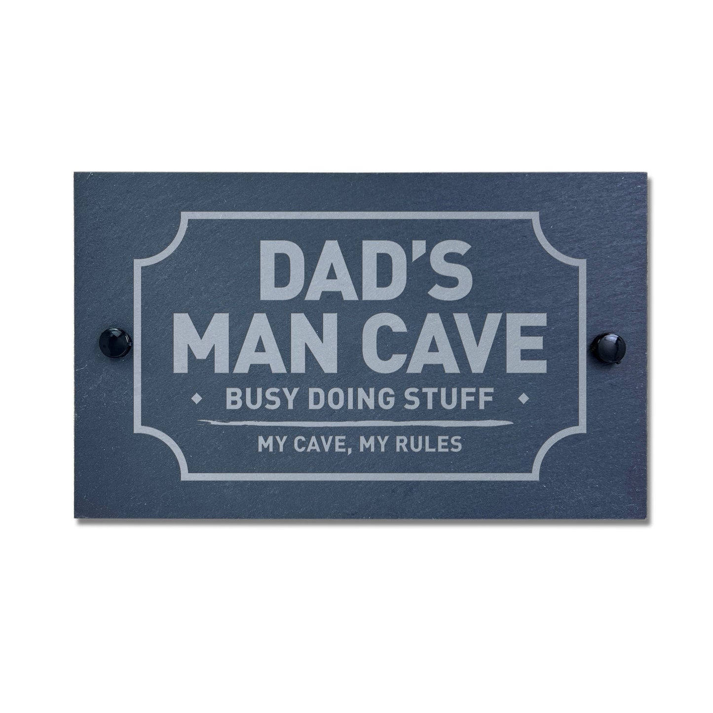 Personalised Any Message Slate Wall Sign 25 x 15cm
