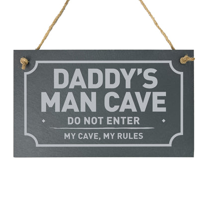 Personalised Any Message Slate Hanging Plaque 25 x 15cm