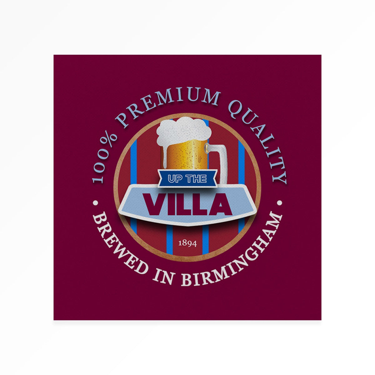 Aston Villa Football BBQ Box Bundle | Retro Man Cave Set