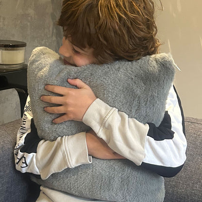 Personalised One Photo Pet Memorial Ashes Faux Fur Cuddle Cushion