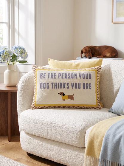 Dog Lover Needlepoint Pillow