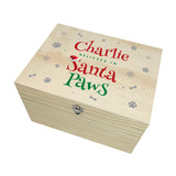 Personalised Santa Paws Pet Christmas Eve Box - 5 Sizes