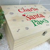 Personalised Santa Paws Pet Christmas Eve Box - 5 Sizes