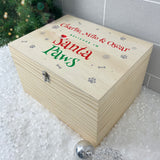 Personalised Santa Paws Pet Christmas Eve Box - 5 Sizes