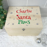 Personalised Santa Paws Pet Christmas Eve Box - 5 Sizes
