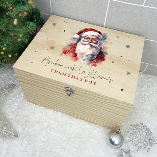 Personalised Traditional Santa Christmas Eve Box - 5 Sizes