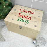 Personalised Santa Paws Pet Christmas Eve Box - 5 Sizes