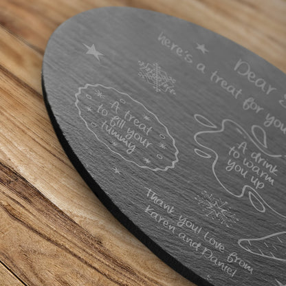 Personalised Christmas Eve Plate For Santa