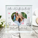Personalised Mother & Daughter/Son Best Friends Photo Crystal Token