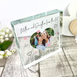 Personalised Mother & Daughter/Son Best Friends Photo Crystal Token
