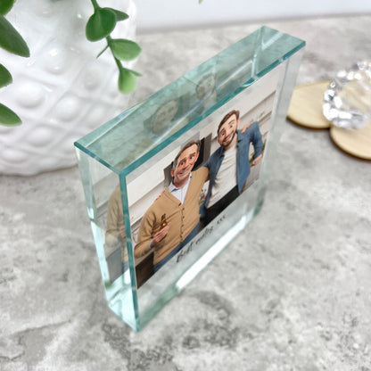 Personalised Crystal Token Gift with AI Photo Effects