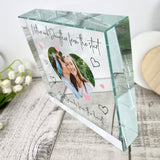 Personalised Mother & Daughter/Son Best Friends Photo Crystal Token