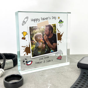 Personalised 'Our Adventures' From the Kids/Grandkids Crystal Token