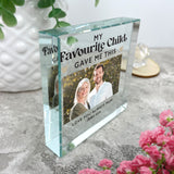 Personalised My Favourite Child Gave Me This Photo Crystal Token