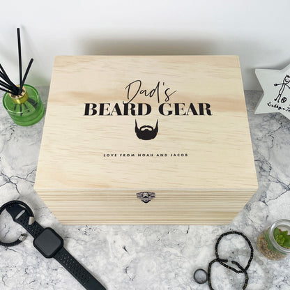 Personalised Beard Gear / Grooming Kit Hamper Box - 5 Sizes