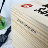 Personalised Random Stuff Box Pine Memory Box - 5 Sizes
