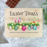 Personalised Colourful Easter Wooden Hamper Box - 5 Sizes (16cm | 20cm | 26cm | 30cm | 36cm)