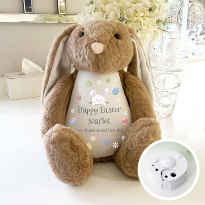 Personalised Voice Message Easter Bunny - Brown