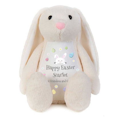 Personalised Voice Message Easter Bunny - Cream