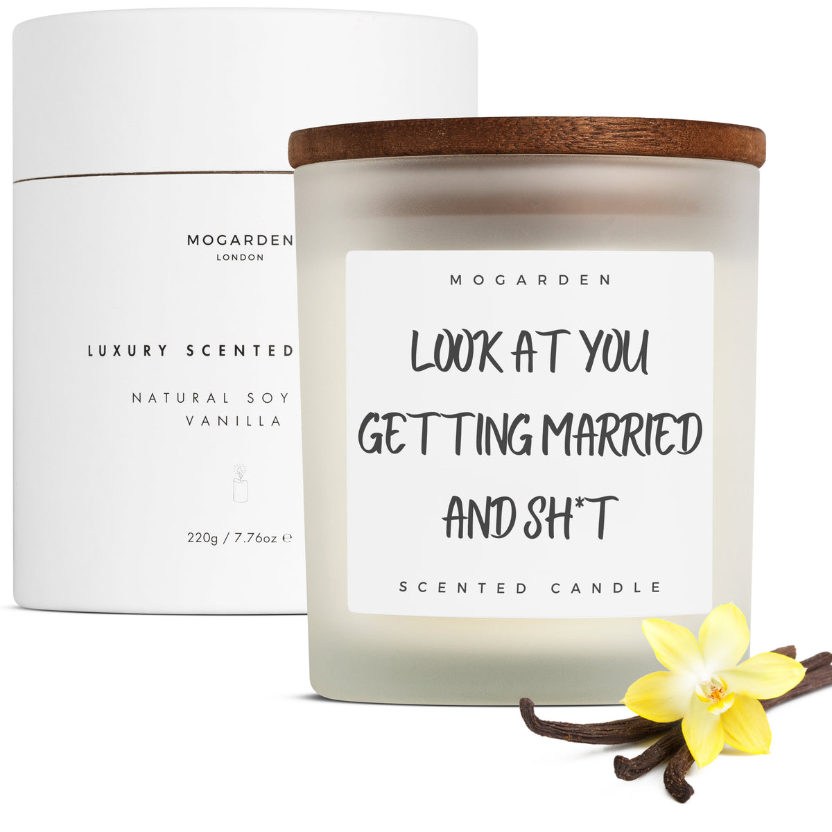 Engagement Candle - Luxury Vanilla Soy 220g | Engagement Gift