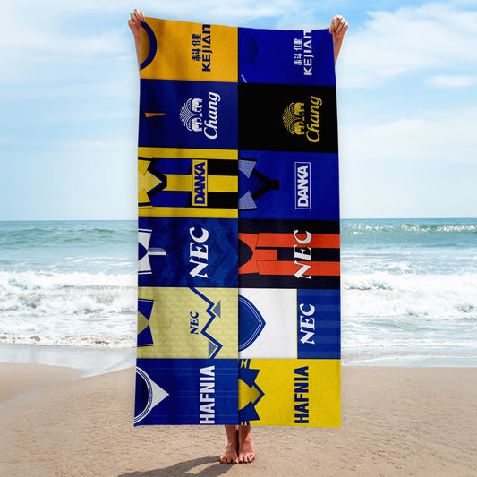 Everton - Kit Montage - Beach Towel - 150cm x 75cm