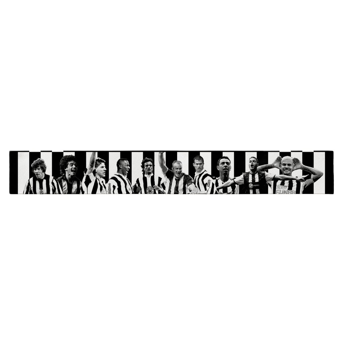 Newcastle Legends - Knitted Eyelet Football Scarf