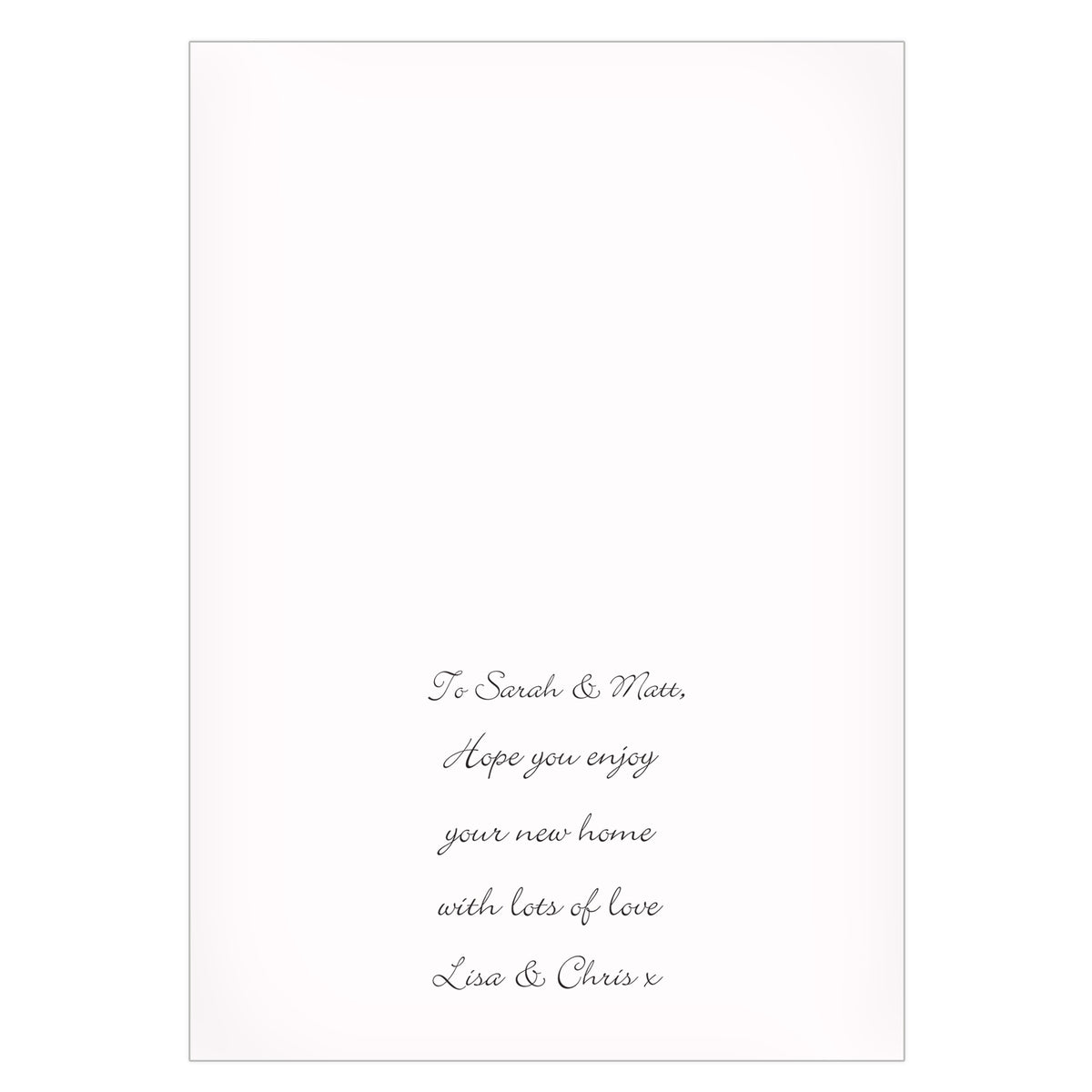 Personalised Present Day Map Card