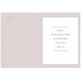 Personalised I Am Glad... Godmother Card
