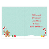 Personalised Gingerbread House Card