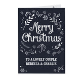 Personalised Christmas Frost Card