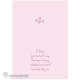 Personalised Rachael Hale 'Great Friends' Card