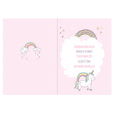 Personalised Baby Unicorn Card