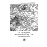 Personalised 1805 - 1874 Old Series Map Compass Card