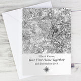 Personalised 1805 - 1874 Old Series Map Compass Card
