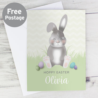 Personalised Easter Bunny Card