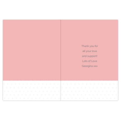 Personalised Like a Mum to Me Card